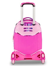 SJGANG JOYFUL PINS GIRL Mochila con ruedas 3 en 1 fuxiafluo - Mochilas con ruedas - 4