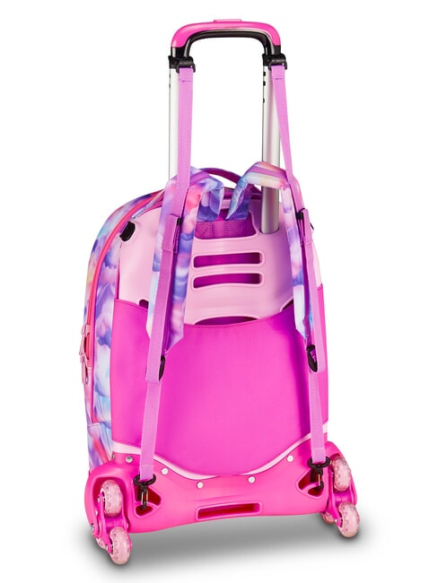 JOYFUL PINS GIRL Mochila con ruedas 3 en 1 fuxiafluo - Mochilas con ruedas