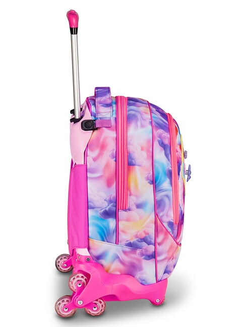 JOYFUL PINS GIRL Mochila con ruedas 3 en 1 fuxiafluo - Mochilas con ruedas
