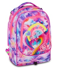 SJGANG JOYFUL PINS GIRL Mochila con ruedas 3 en 1 fuxiafluo - Mochilas con ruedas - 8