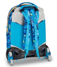 SJGANG JOYFUL PINS BOY  Impresi&oacute;n azul - Mochilas con ruedas - 4