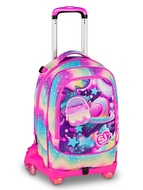 SOFT POUCH GIRL Mochila con ruedas, desmontable mu&ntilde;eca rosa - Mochilas con ruedas