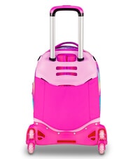 SJGANG SOFT POUCH GIRL Mochila con ruedas, desmontable mu&ntilde;eca rosa - Mochilas con ruedas - 3
