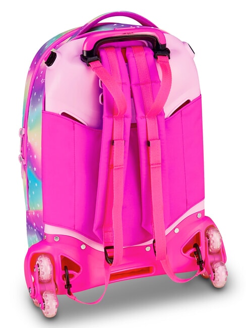 SOFT POUCH GIRL Mochila con ruedas, desmontable mu&ntilde;eca rosa - Mochilas con ruedas