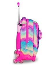 SJGANG SOFT POUCH GIRL Mochila con ruedas, desmontable mu&ntilde;eca rosa - Mochilas con ruedas - 6