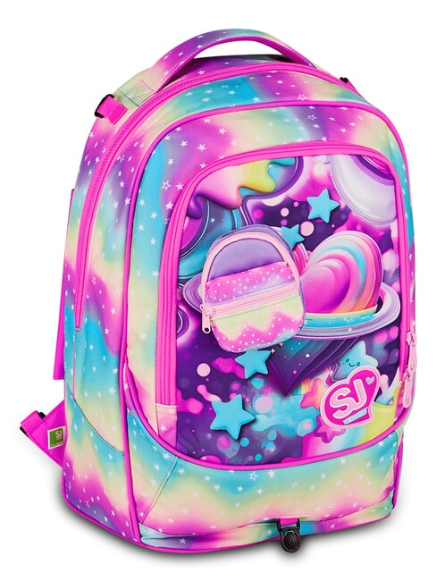 SOFT POUCH GIRL Mochila con ruedas, desmontable mu&ntilde;eca rosa - Mochilas con ruedas