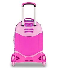 SJGANG GLOWCAT Mochila con carrito desmontable lila suave - Mochilas con ruedas - 2