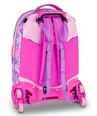 SJGANG GLOWCAT Mochila con carrito desmontable lila suave - Mochilas con ruedas - 3
