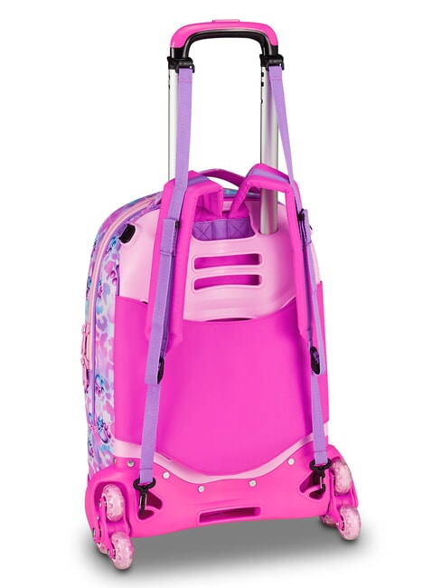 GLOWCAT Mochila con carrito desmontable lila suave - Mochilas con ruedas