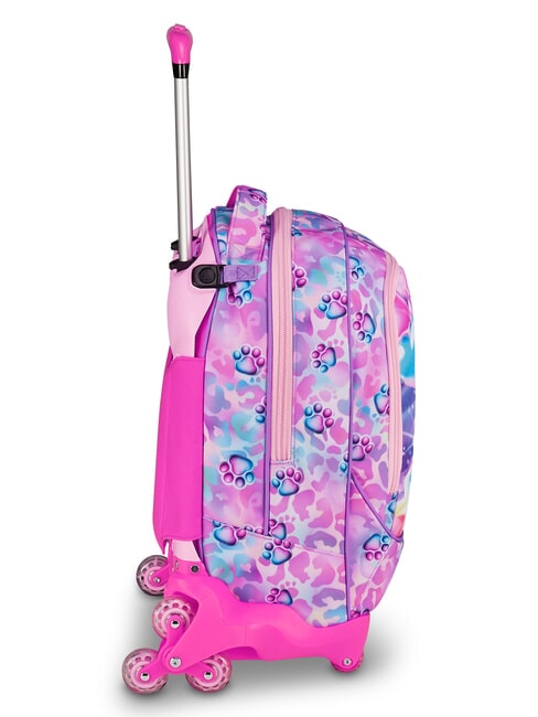 GLOWCAT Mochila con carrito desmontable lila suave - Mochilas con ruedas