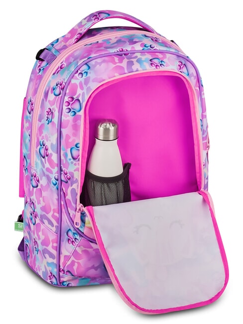 GLOWCAT Mochila con carrito desmontable lila suave - Mochilas con ruedas