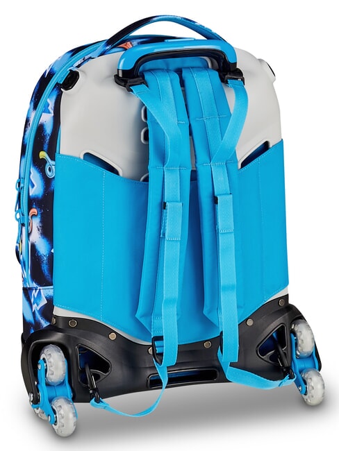 GLOWGAME Mochila con ruedas amarillo fluorescente - Mochilas con ruedas