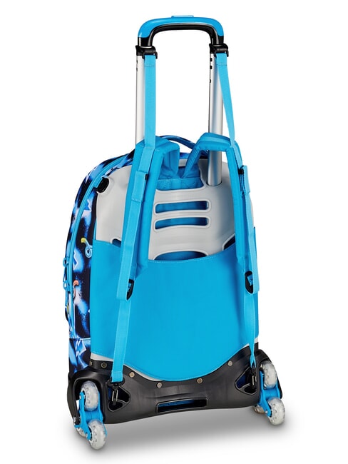 GLOWGAME Mochila con ruedas amarillo fluorescente - Mochilas con ruedas