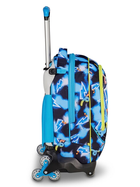 GLOWGAME Mochila con ruedas amarillo fluorescente - Mochilas con ruedas