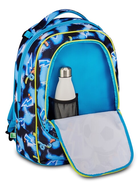 GLOWGAME Mochila con ruedas amarillo fluorescente - Mochilas con ruedas
