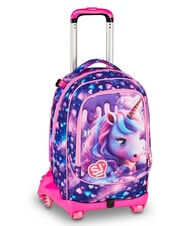 SJGANG PIXIE UNICORN Mochila con carrito desmontable gasa - Mochilas con ruedas - 2