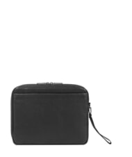 PIQUADRO S129 Bolso de mano de cuero negro - Bolsos Mujer - 2