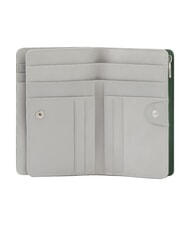 PIQUADRO ALVAR Cartera compacta VERDE - Carteras Mujer - 4