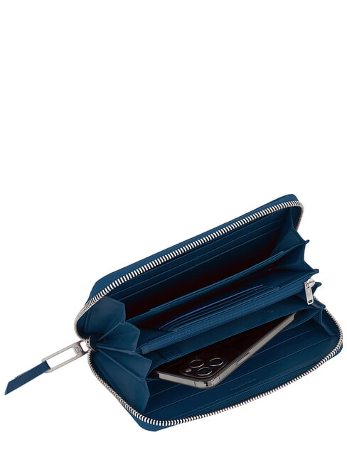 PQ-RY  Cartera con cremallera verde azulado - Carteras Mujer