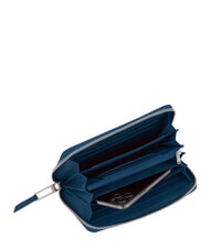PIQUADRO PQ-RY  Cartera con cremallera verde azulado - Carteras Mujer - 2