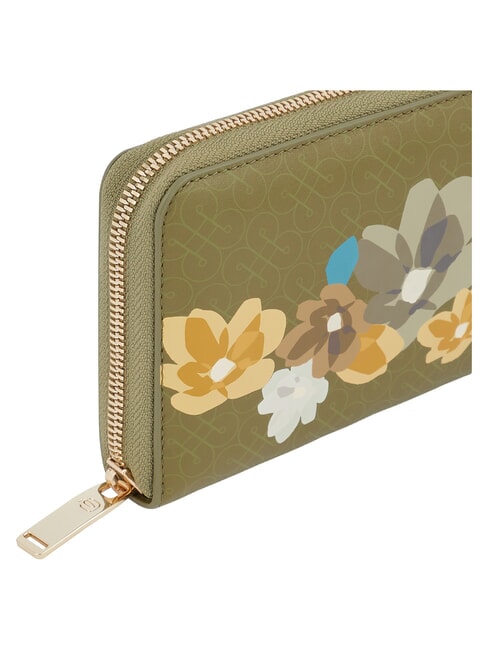 FL La cartera de 4 fuelles verde claro - Carteras Mujer