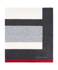 PIQUADRO SCIARPA Bufanda de punto a rayas GRIS - Bufandas - 3