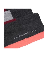 PIQUADRO SCIARPA Bufanda de punto a rayas Burdeos - Bufandas - 2