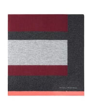 PIQUADRO SCIARPA Bufanda de punto a rayas Burdeos - Bufandas - 3