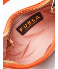 FURLA PRIMAVERA Bolso bandolera peque&ntilde;o de piel de becerro Mandarina - Bolsos Mujer - 5