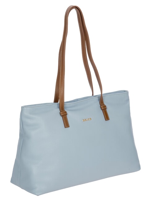 CREMONA Bolso de compras de piel talla S, bolso de hombro cielo - Bolsos Mujer