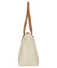 BRIC&rsquo;S CREMONA Bolso de compras de piel talla S, bolso de hombro CREMA - Bolsos Mujer - 4