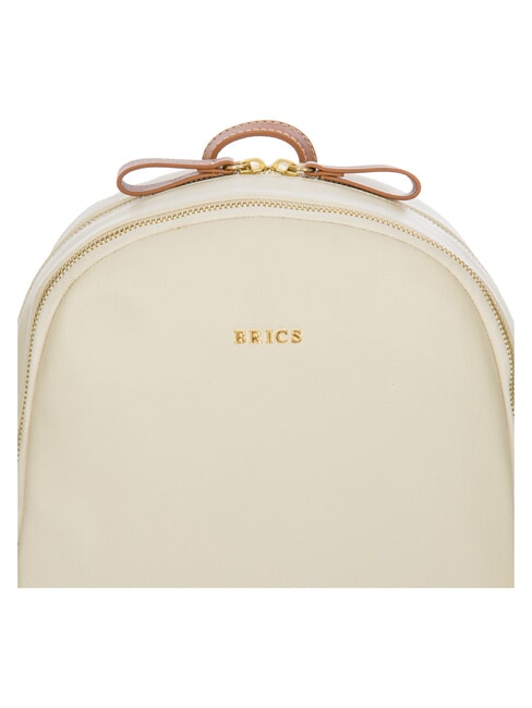 CREMONA Mochila de piel con dos compartimentos. CREMA - Bolsos Mujer