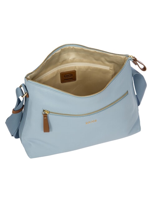 CREMONA Minibolso de hombro de piel cielo - Bolsos Mujer