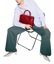 FURLA GARDENIA Bolso de mano de piel con estampado Andr&oacute;meda - Bolsos Mujer