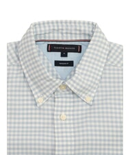 TOMMY HILFIGER TH Camisa de algod&oacute;n estiramiento aut&eacute;ntico - Camisas de hombre - 3