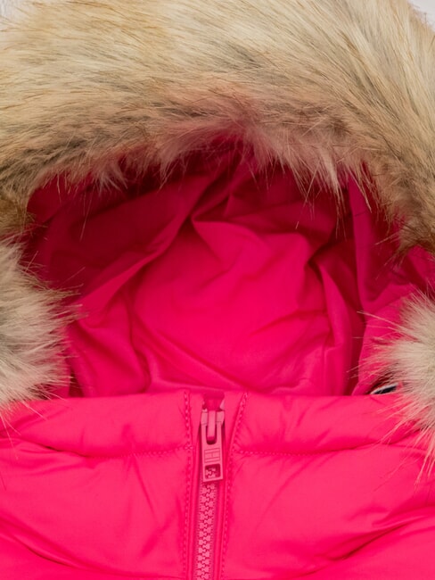 TH Chaqueta de plumas con capucha magenta intenso - Chaquetas de beb&eacute;