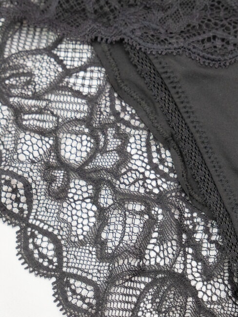 CK Braguitas de encaje negro - Calzoncillos de mujer