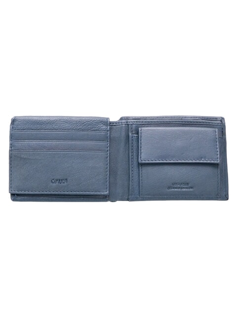 ERIK Cartera de cuero para hombre azul tinta - Carteras Hombre