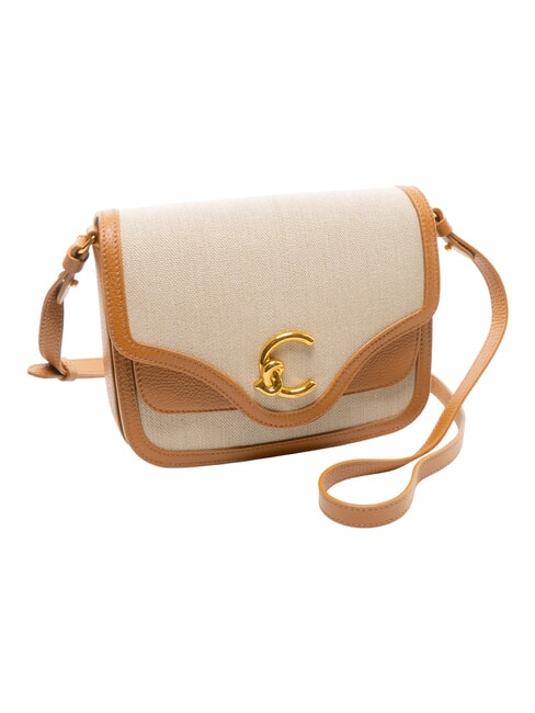 C-ME CANVAS Minibolso de hombro de piel arrecife / melocot&oacute;n - Bolsos Mujer