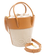 COCCINELLE MYRTHA CANVAS Bolso tipo cubo con correa para el hombro. arrecife / melocot&oacute;n - Bolsos Mujer - 2