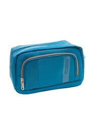 AMERICAN TOURISTER BLAZING RIDE Estuche de belleza con bolsillo frontal verde azulado/naranja - Neceser - 2