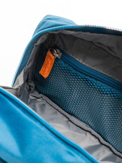 BLAZING RIDE Estuche de belleza con bolsillo frontal verde azulado/naranja - Neceser
