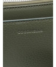COCCINELLE STG SOFT Estuche de belleza de cuero martillado algas - Neceser - 4