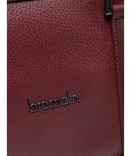 BRACCIALINI HELLEN Bolso de mano de cuero borgo&ntilde;a - Bolsos Mujer - 4