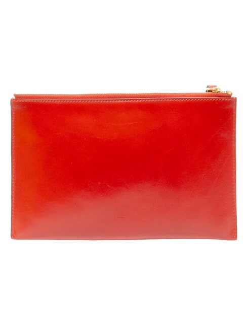 LUCREZIA Bolso de mano de piel abad flamenco. oro - Bolsos Mujer