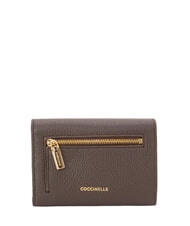 COCCINELLE KELSEY Cartera de cuero fondant marr&oacute;n - Carteras Mujer - 3
