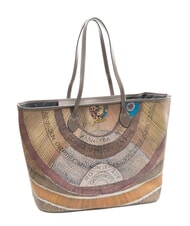 GATTINONI PLANETARIUM Bolsa de compras grande acuarela salvaje/ topo oscuro - Bolsos Mujer - 2