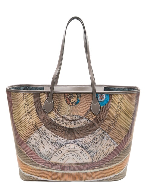 PLANETARIUM Bolsa de compras grande acuarela salvaje/ topo oscuro - Bolsos Mujer