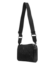 CALVIN KLEIN QUILTED NYLON Minibolso de hombro con correa para el hombro. En negro - Bolsos Mujer - 3