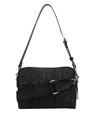 CALVIN KLEIN QUILTED NYLON Minibolso de hombro con correa para el hombro. En negro - Bolsos Mujer - 4